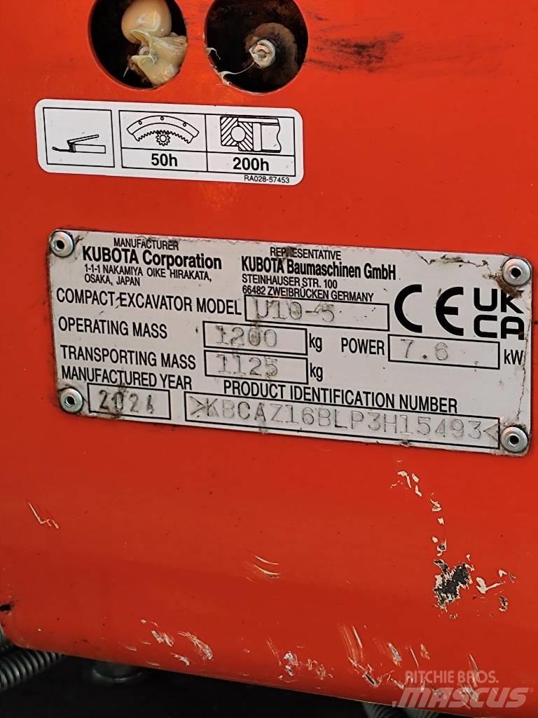 Kubota U 10 Minigraafmachines < 7t