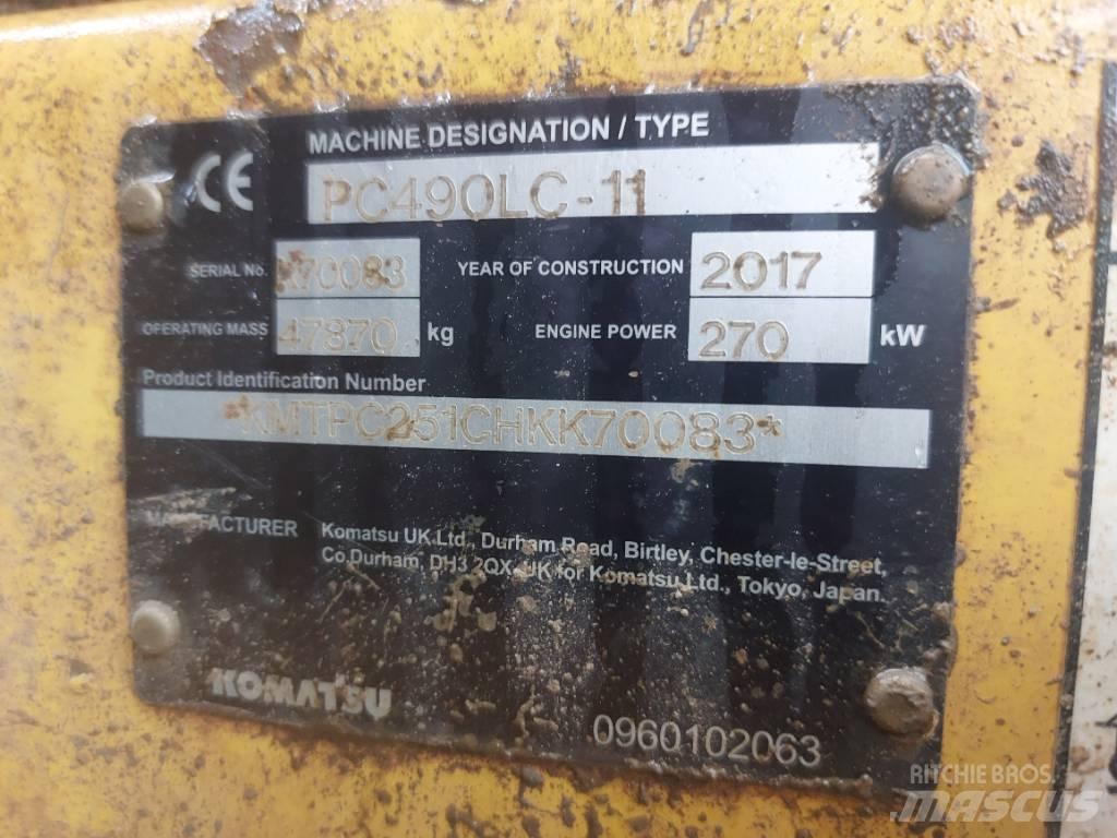 Komatsu PC490LC-11 Rupsgraafmachines