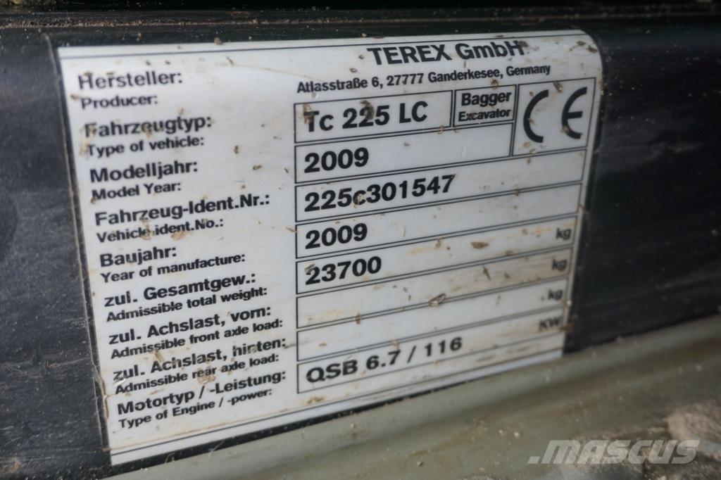 Atlas TC 225 LC Rupsgraafmachines