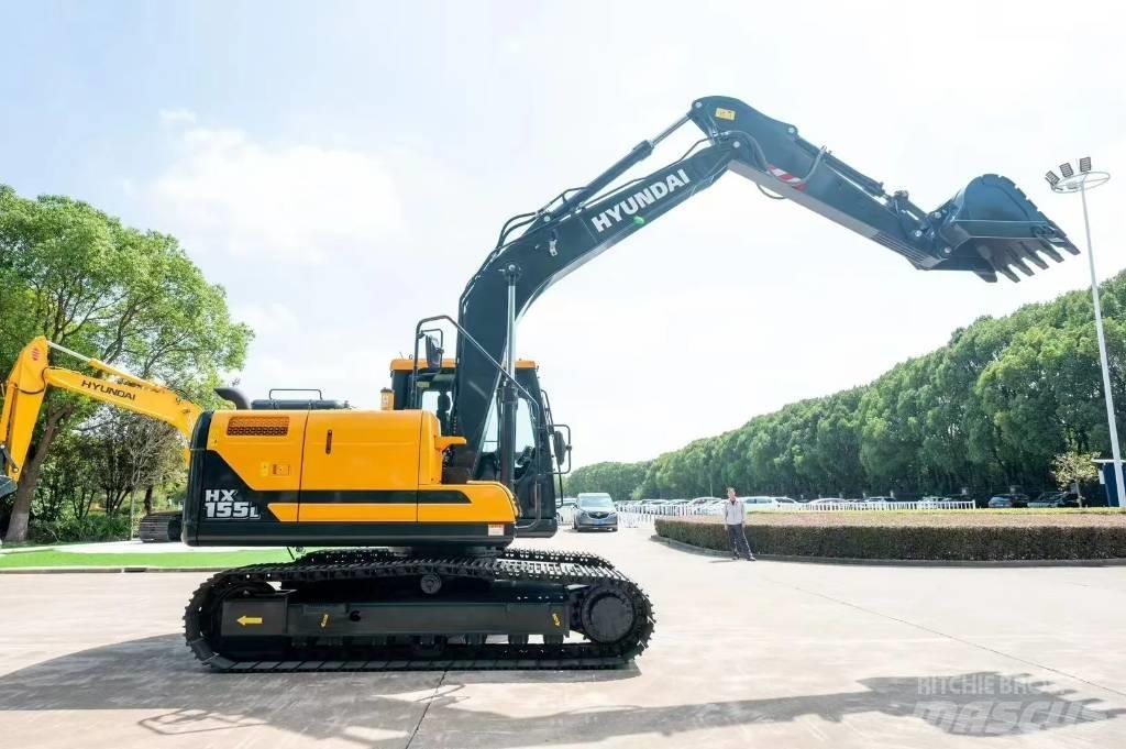 Hyundai HX 155 Rupsgraafmachines