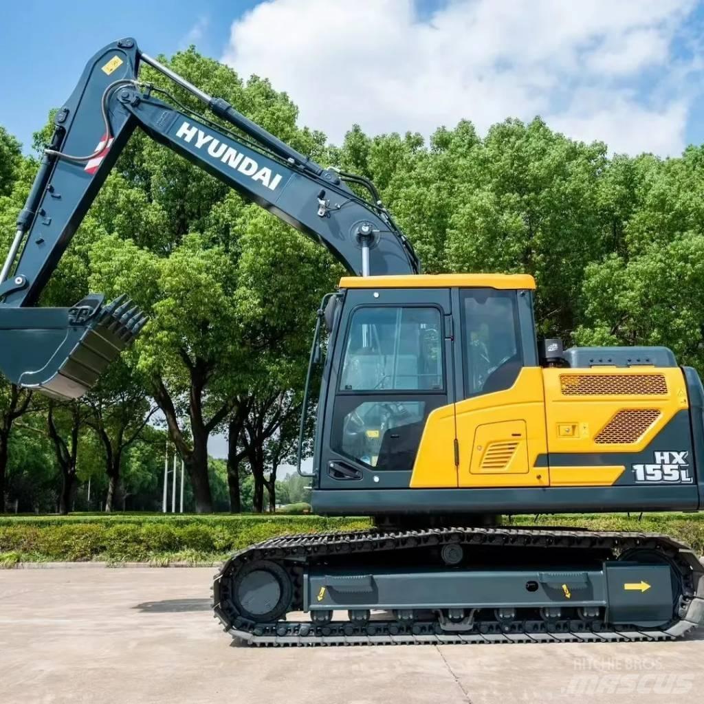 Hyundai HX 155 Rupsgraafmachines