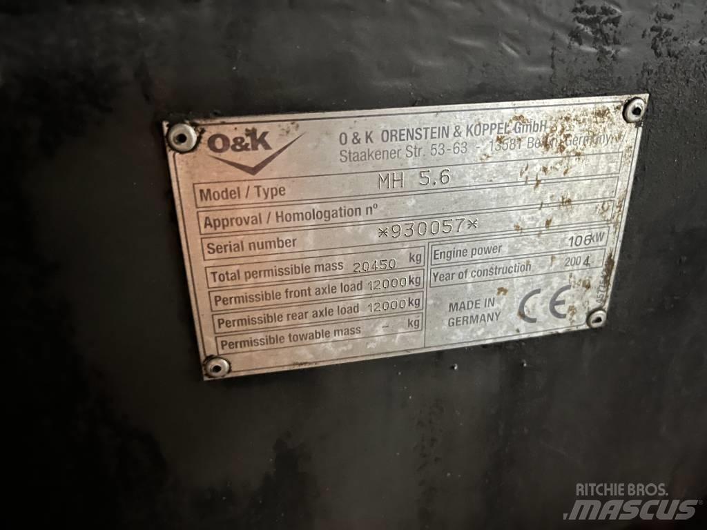 O&K MH 5.6 Wielgraafmachines