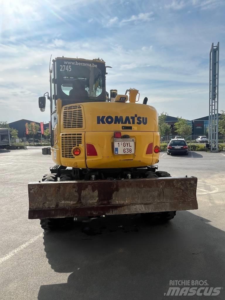 Komatsu PW98MR-10 Wielgraafmachines