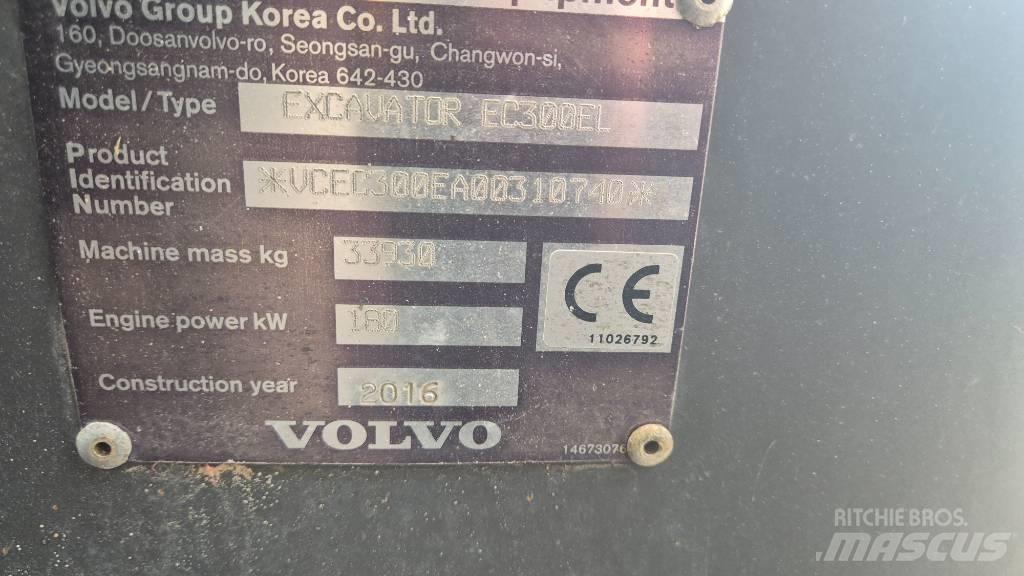 Volvo EC300EL Rupsgraafmachines