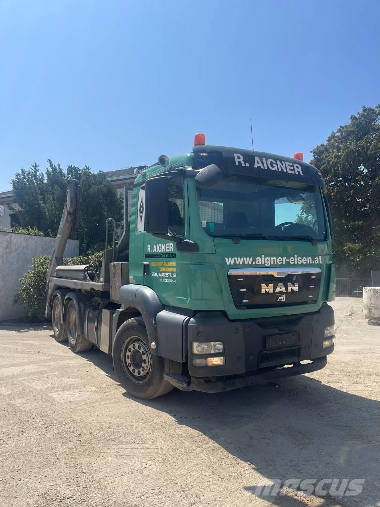 MAN TGS 26.440 BLS Containertrucks met kabelsysteem