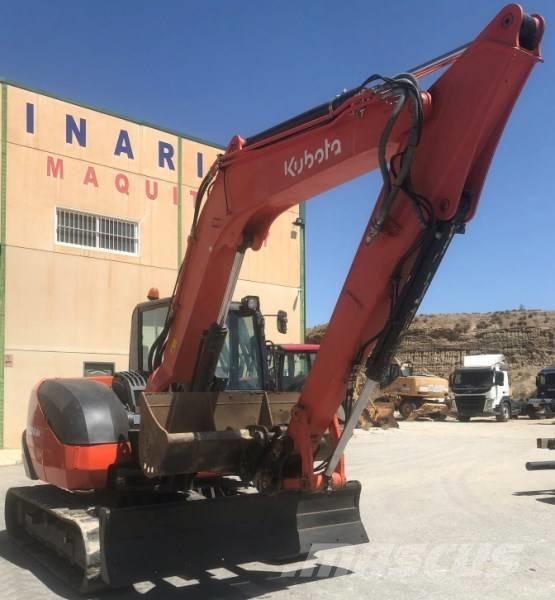 Kubota KX 080-4 Midigraafmachines 7t - 12t