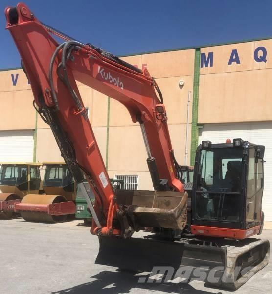 Kubota KX 080-4 Midigraafmachines 7t - 12t
