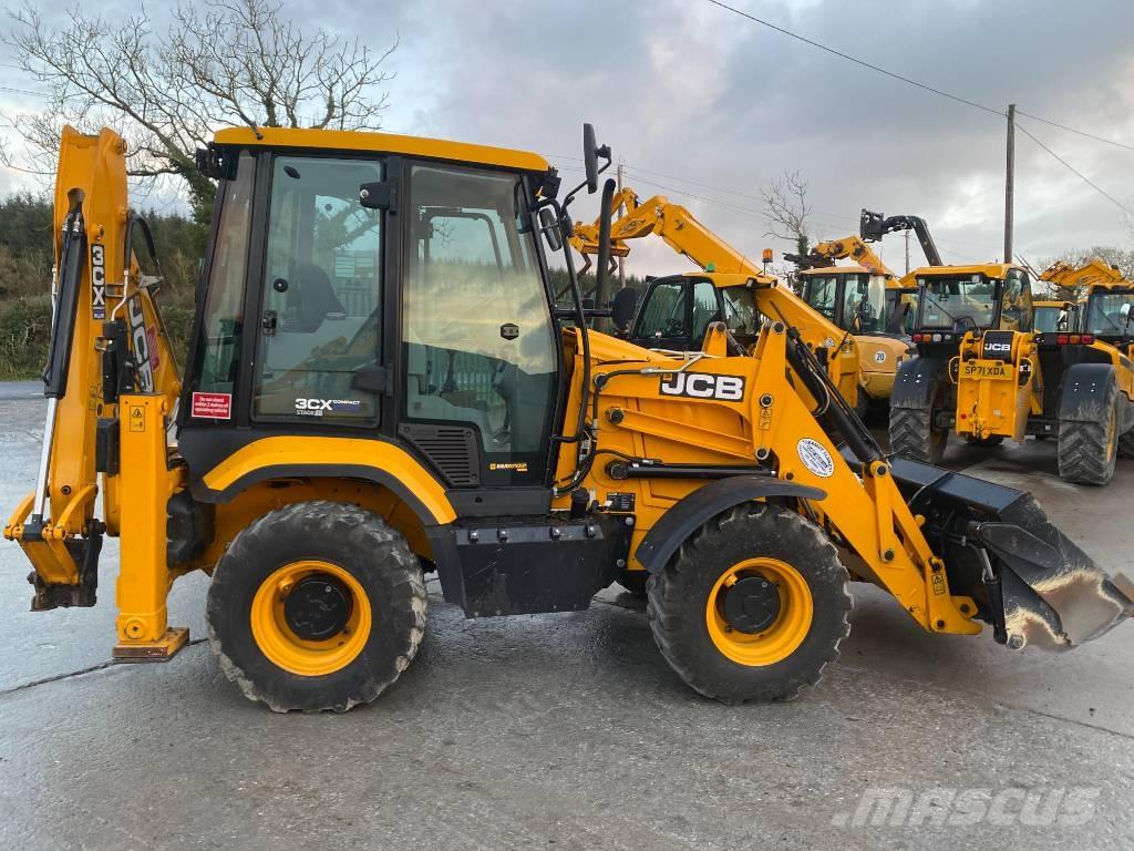 JCB 3CX Compact Graaf-laadcombinaties