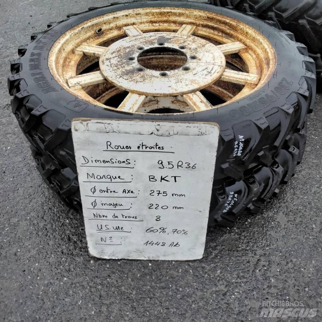 BKT 9.5R36 Banden, wielen en velgen