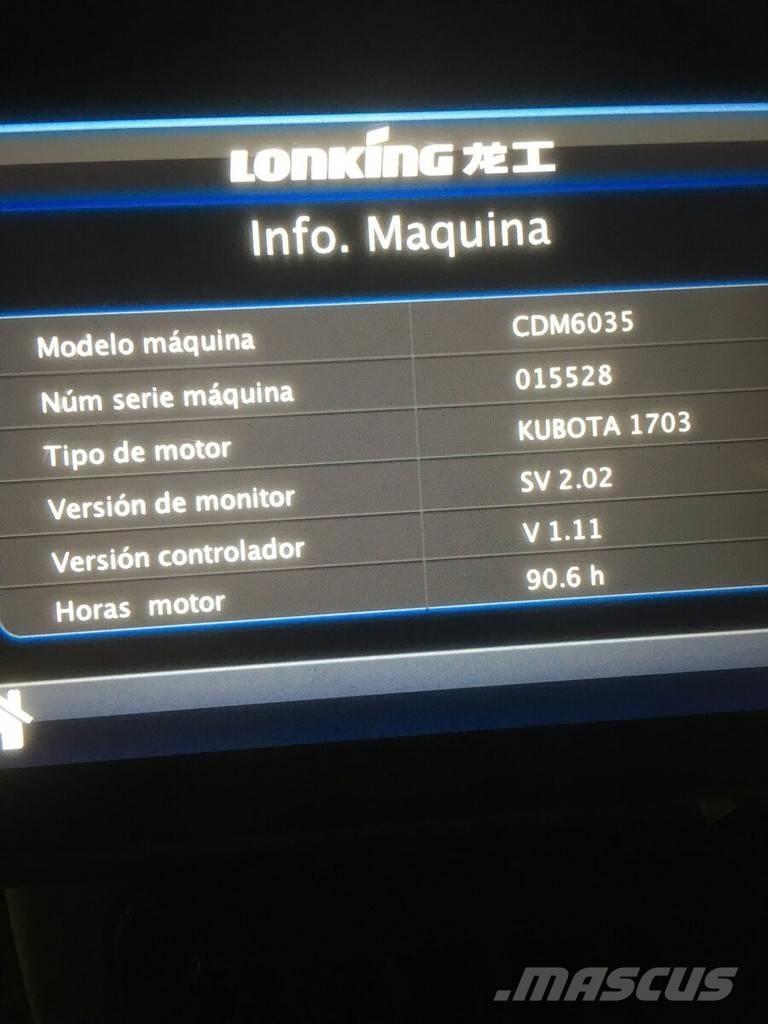 Lonking CDM6035 Minigraafmachines < 7t