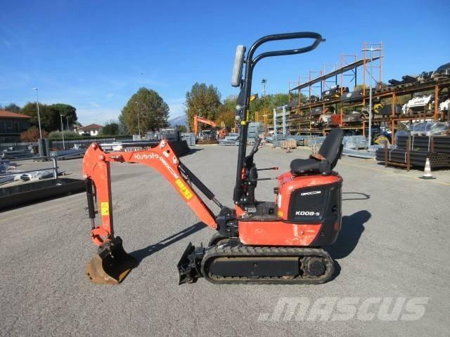 Kubota K 008-5 Minigraafmachines < 7t