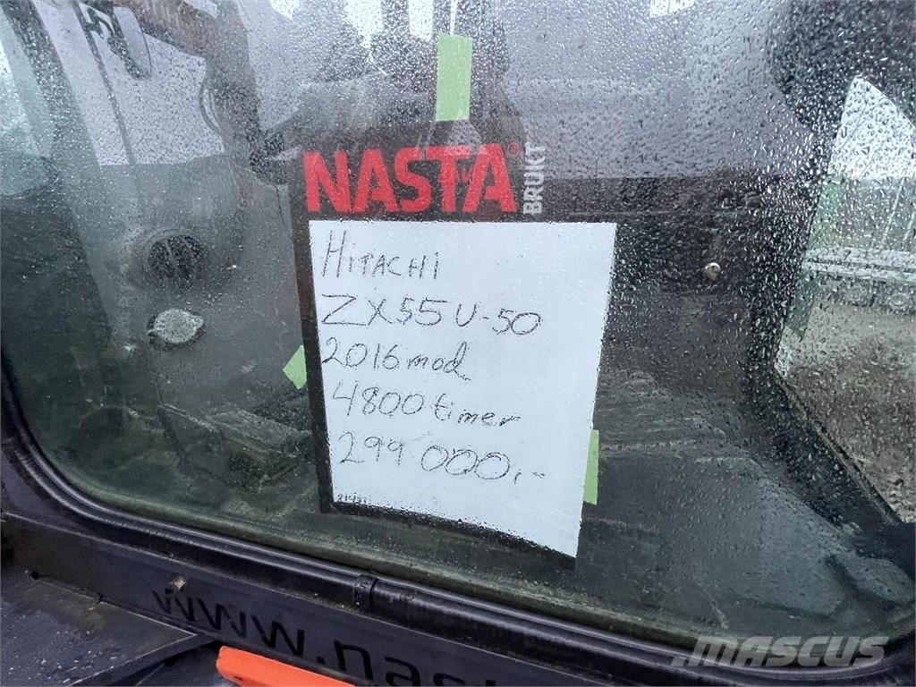 Hitachi ZX55U-5 Minigraafmachines < 7t
