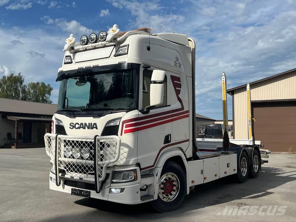 Scania R 730 B6X4NB Hout-Bakwagens