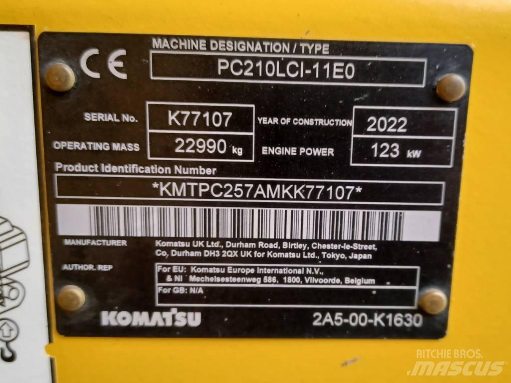 Komatsu PC210LCi-11 Rupsgraafmachines