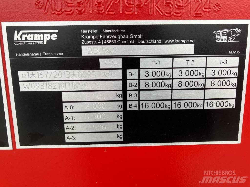 Krampe BB540 Kipperaanhangers