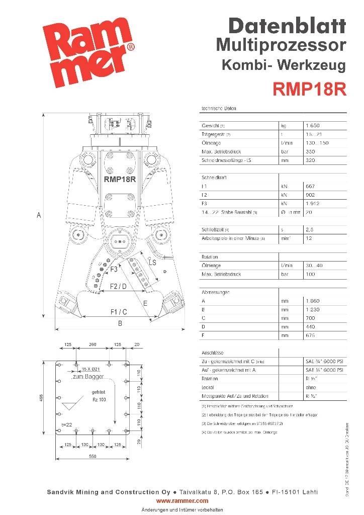Rammer RMP18R Scharen