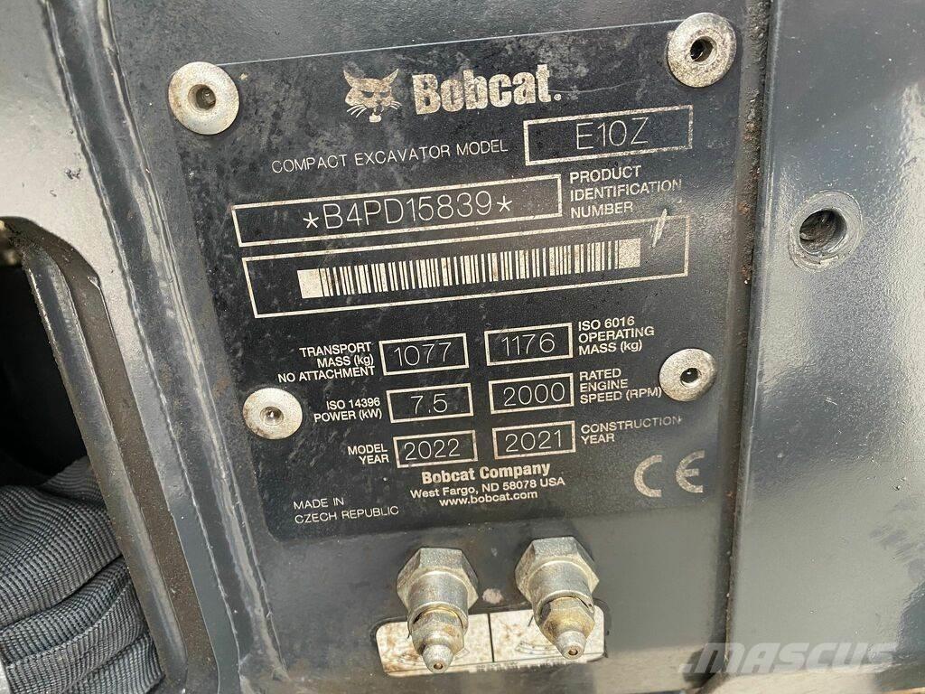 Bobcat e10z 2022 Minigraafmachines < 7t