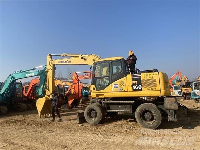 Komatsu PW160 Rupsgraafmachines