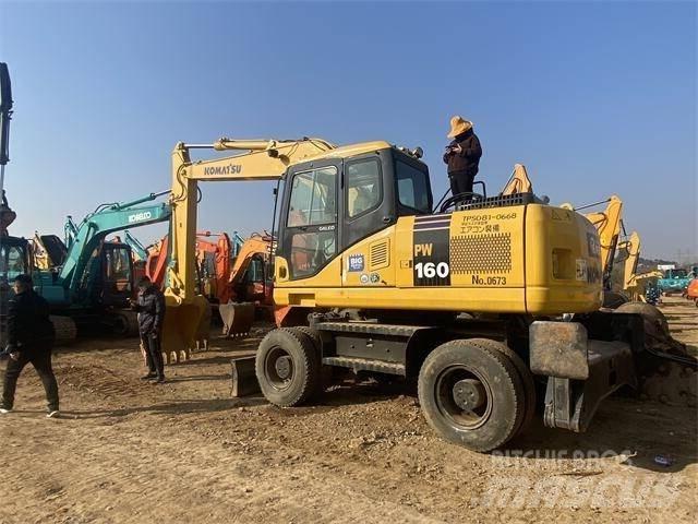 Komatsu PW160 Rupsgraafmachines