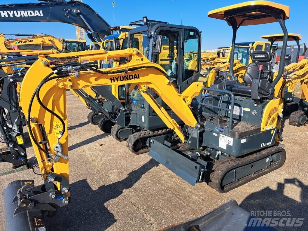 Hyundai R17Z-9AK Minigraafmachines < 7t