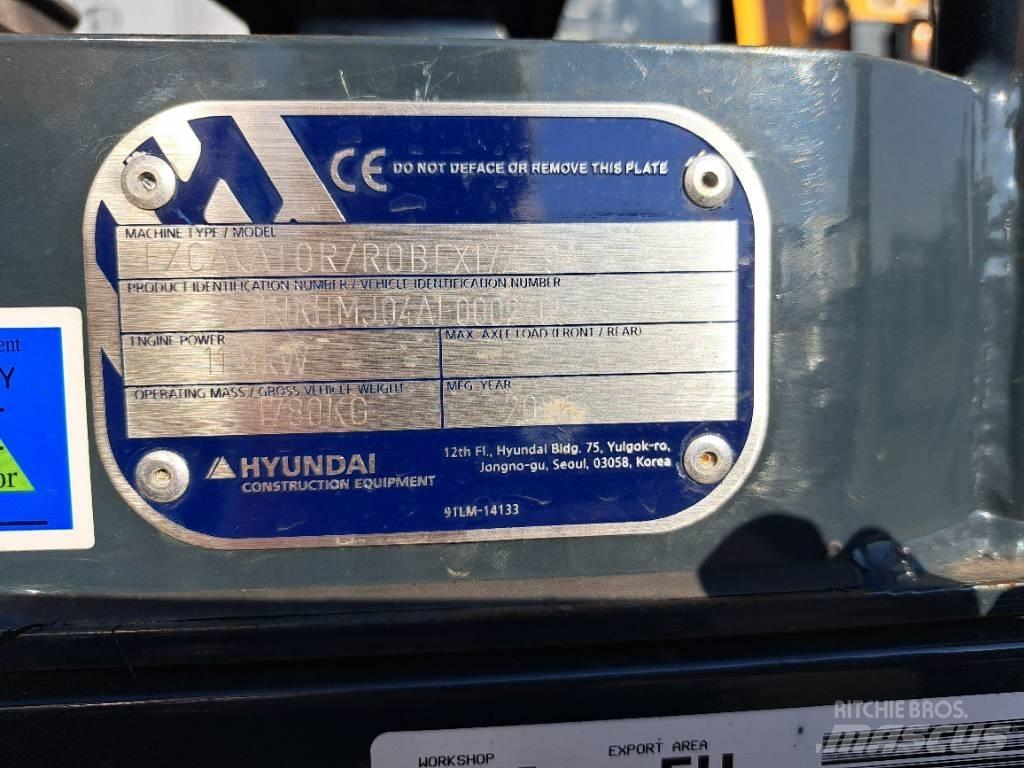 Hyundai R17Z-9AK Minigraafmachines < 7t