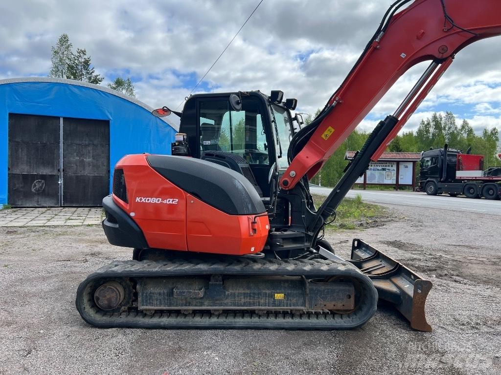 Kubota kx080-4a2 Midigraafmachines 7t - 12t
