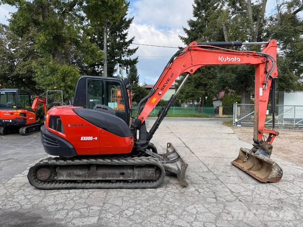Kubota KX 080-4 Midigraafmachines 7t - 12t