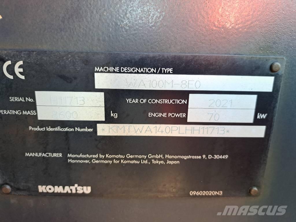 Komatsu WA 100 M-8 Wielladers