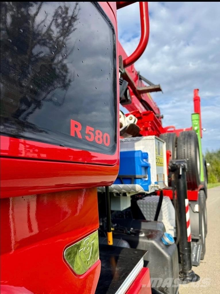 Scania R580 V8 6x4 Hout-Bakwagens