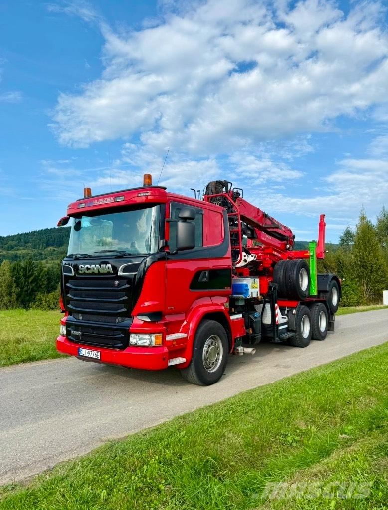Scania R580 V8 6x4 Hout-Bakwagens