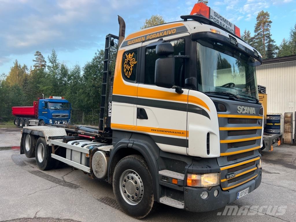 Scania R 500 Vrachtwagen met containersysteem