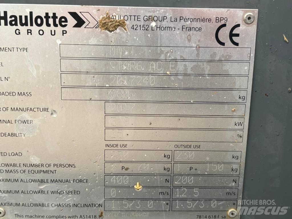 Haulotte Star 6 Personenliften en invalideliften