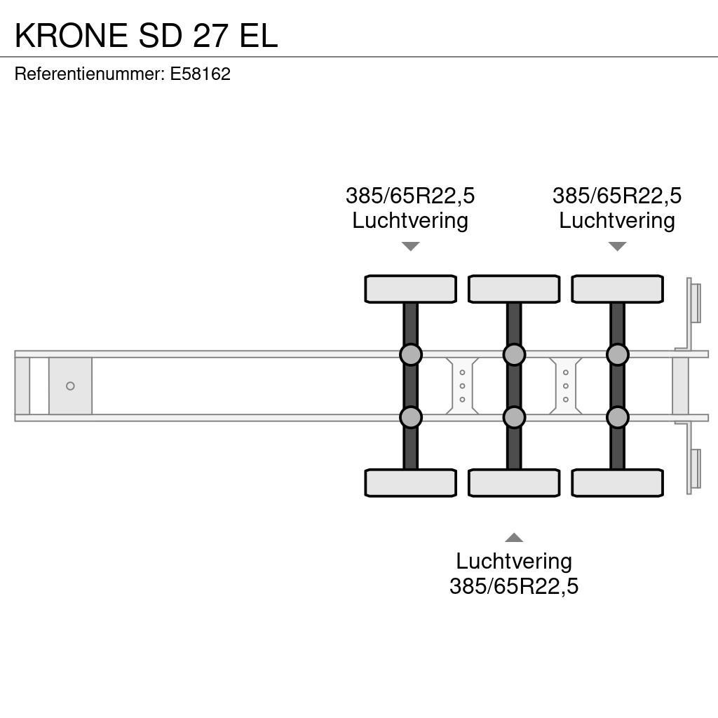 Krone SD 27 EL Vlakke laadvloeren