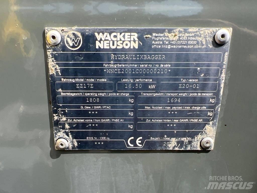 Wacker Neuson EZ17e Rupsgraafmachines