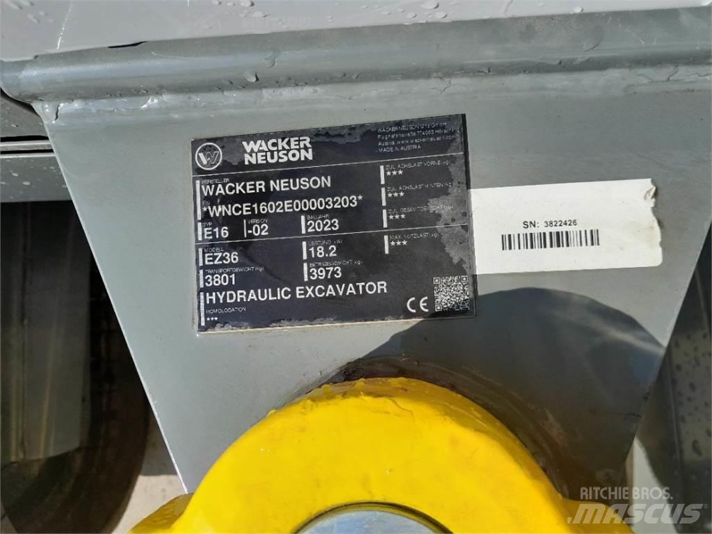 Wacker Neuson EZ36 Minigraafmachines < 7t