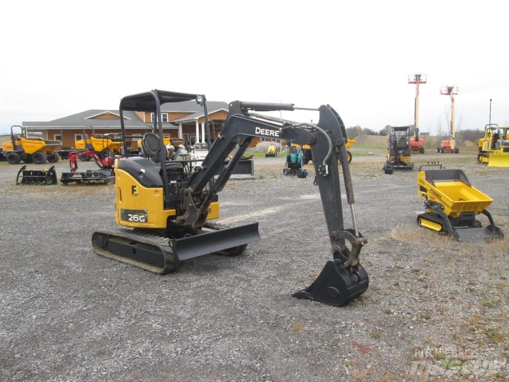 John Deere 26G Minigraafmachines < 7t