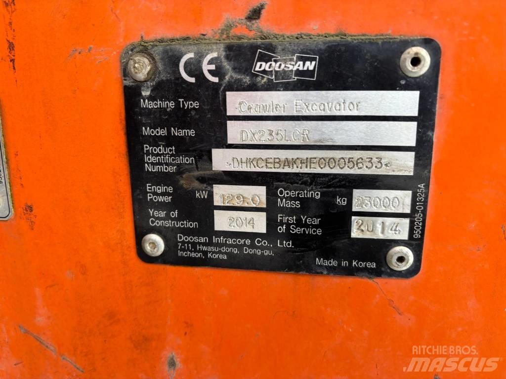 Doosan DX225 LC R Rupsgraafmachines