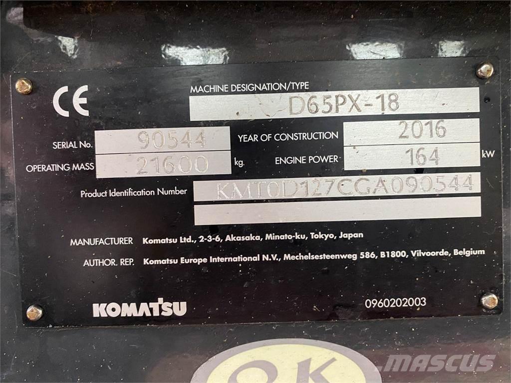 Komatsu D65PX-18 Rupsdozers