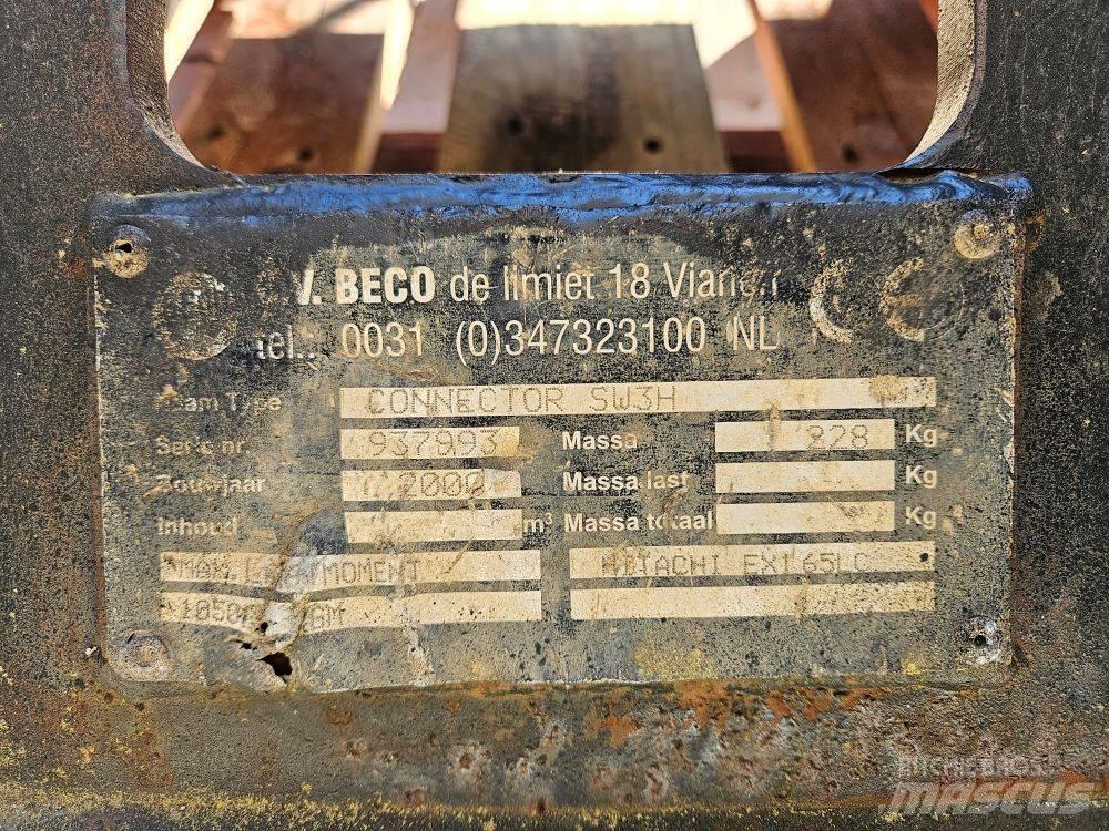 Beco Hitachi EX165 Snelkoppelingen