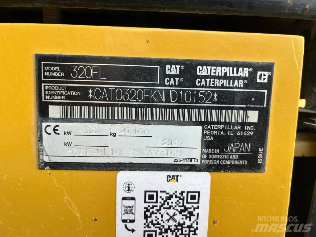 CAT 320 FL Rupsgraafmachines