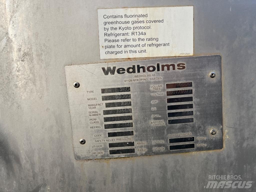 Wedholms D3000 Melkopslag- en transporttanks