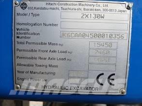 Hitachi ZX 130 W Wielgraafmachines