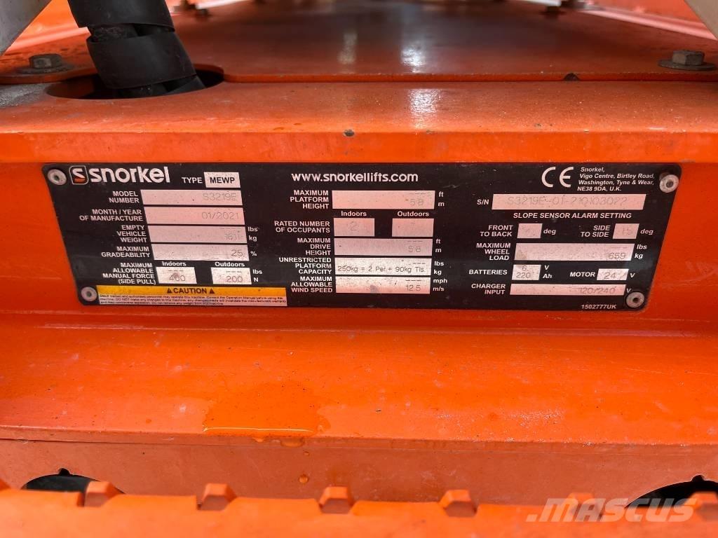 Snorkel S 3219 E Schaarhoogwerkers