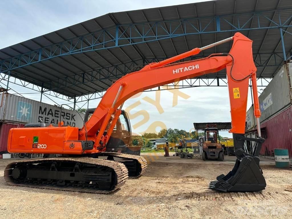 Hitachi EX 200 Rupsgraafmachines