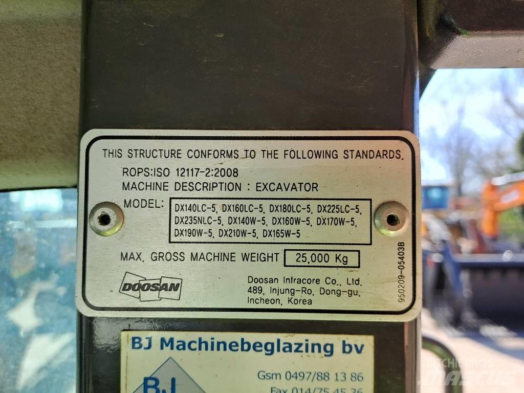 Doosan DX140W-5 Wielgraafmachines