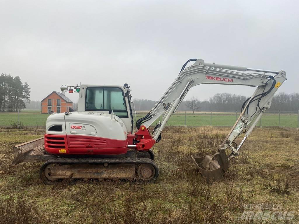 Takeuchi TB 290 Midigraafmachines 7t - 12t