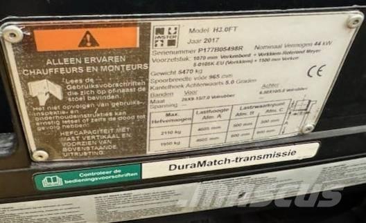 Hyster H 3.0 FT Diesel heftrucks