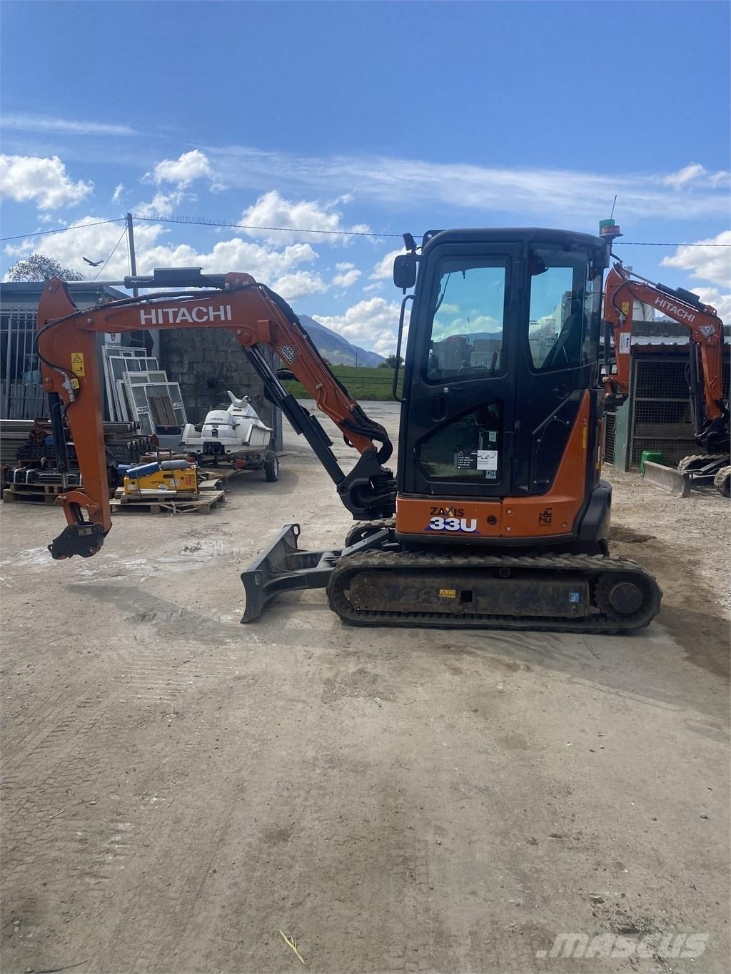 Hitachi Zaxis33U-6 Minigraafmachines < 7t