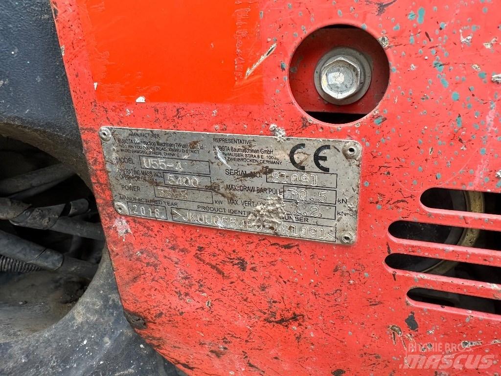 Kubota KX 055-4 Minigraafmachines < 7t