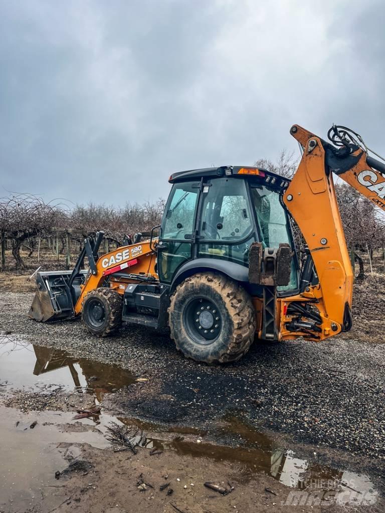 CASE 580 SN Graaf-laadcombinaties